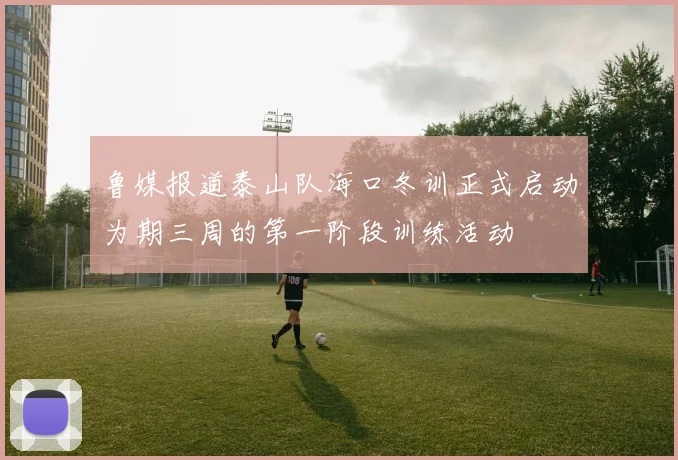 鲁媒报道泰山队海口冬训正式启动为期三周的第一阶段训练活动