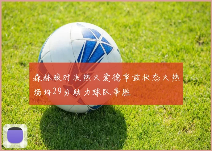 森林狼对决热火爱德华兹状态火热场均29分助力球队争胜